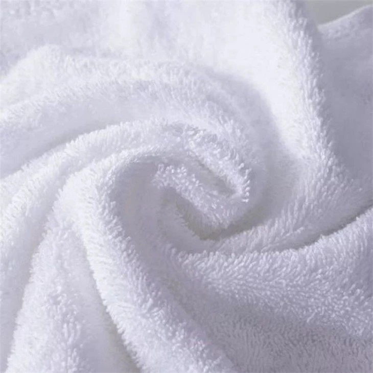 White cotton thick towel